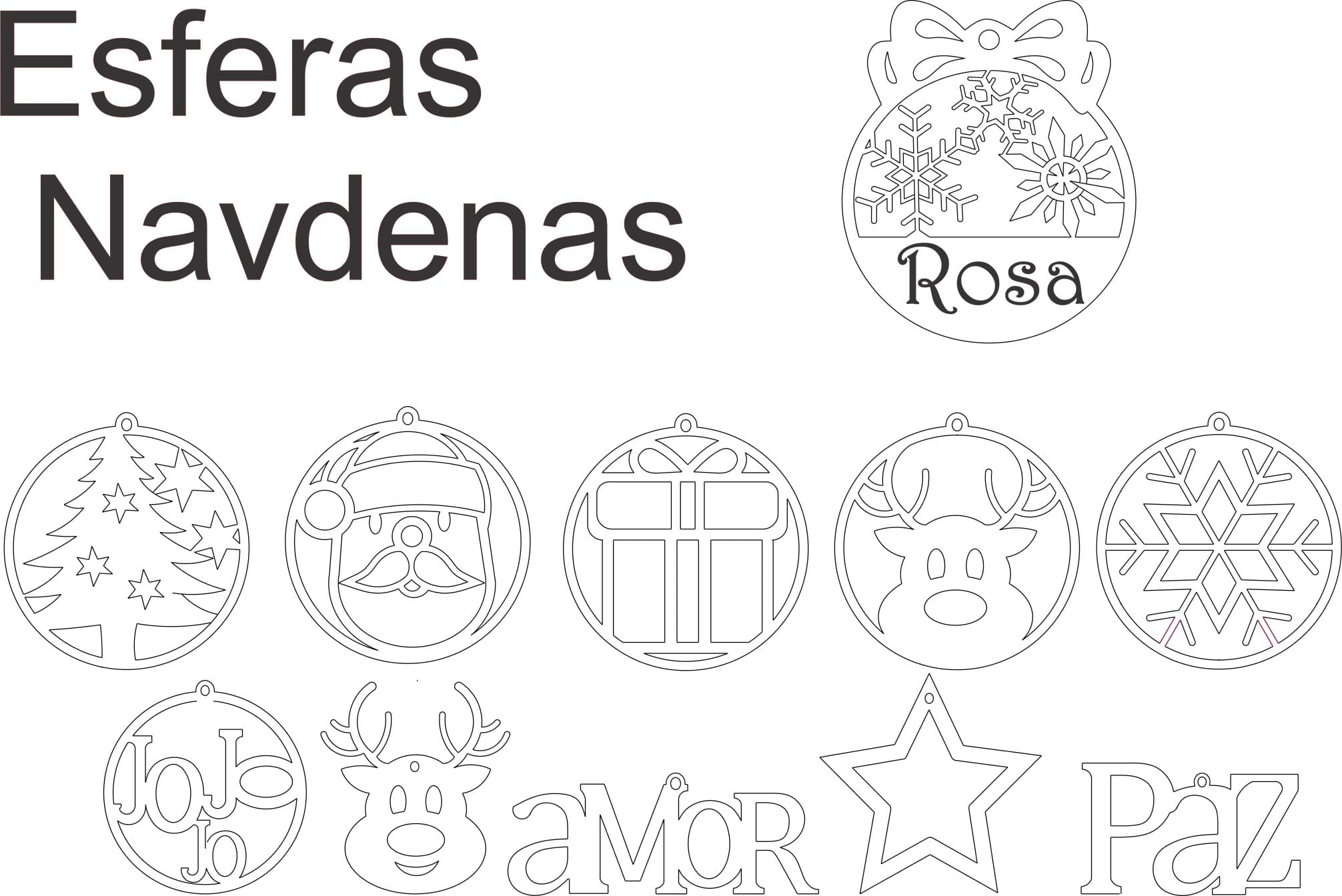 Esferas navideñas 5 — Navidad Gratis | Stanser