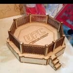 Ring de la UFC 2 - Vector descarganle para corte CNC y grabado laser gratis | Stanser