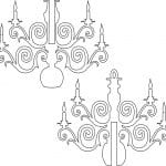 Candelabros 2 - Vector SVG DXF para CNC Router y Laser CO2 - Descargable gratis | Stanser