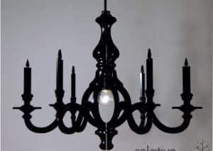 Candelabro negro