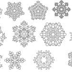 Galería de copos de nieve 5 - Vector descarganle para corte CNC y grabado laser gratis | Stanser
