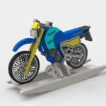 Motocicleta 3D - Vector descarganle para corte CNC y grabado laser gratis | Stanser
