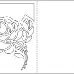 Invitación "Rosa" - Vector descarganle para corte CNC y grabado laser gratis | Stanser
