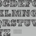 Abecedario "Líneas" - Vector descarganle para corte CNC y grabado laser gratis | Stanser
