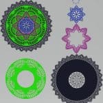 Galería de mandalas - Vector SVG DXF para CNC Router y Laser CO2 - Descargable gratis | Stanser