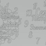 Relojes con letras - Vector SVG DXF para Laser CO2 - Descargable gratis | Stanser