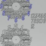 Relojes con letras 2 - Vector SVG DXF para Laser CO2 - Descargable gratis | Stanser