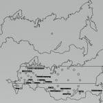 Reloj "Mapa de Rusia" - Vector SVG DXF para Laser CO2 - Descargable gratis | Stanser