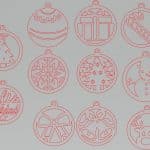 Esferas navideñas 7 - Vector descarganle para corte CNC y grabado laser gratis | Stanser