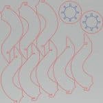 Pantalla de ondas - Vector SVG DXF para Laser CO2 - Descargable gratis | Stanser