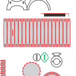 Alcancía de cilindro. - Vector SVG DXF para CNC Router y Laser CO2 - Descargable gratis | Stanser