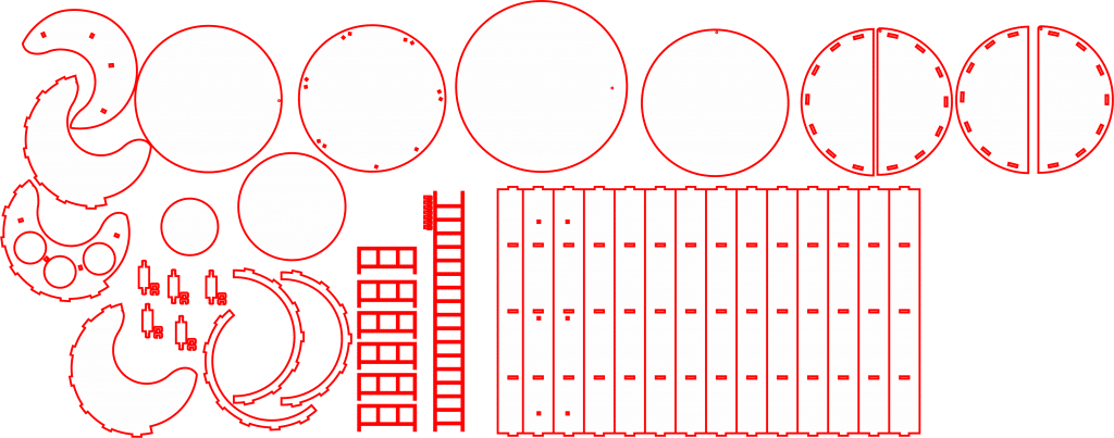 Cilindro — vector para corte CNC