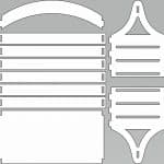 Canastilla rectangular - Vector SVG DXF para CNC Router y Laser CO2 - Descargable gratis | Stanser