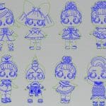 Galería de muñecas - Vector descarganle para corte CNC y grabado laser gratis | Stanser