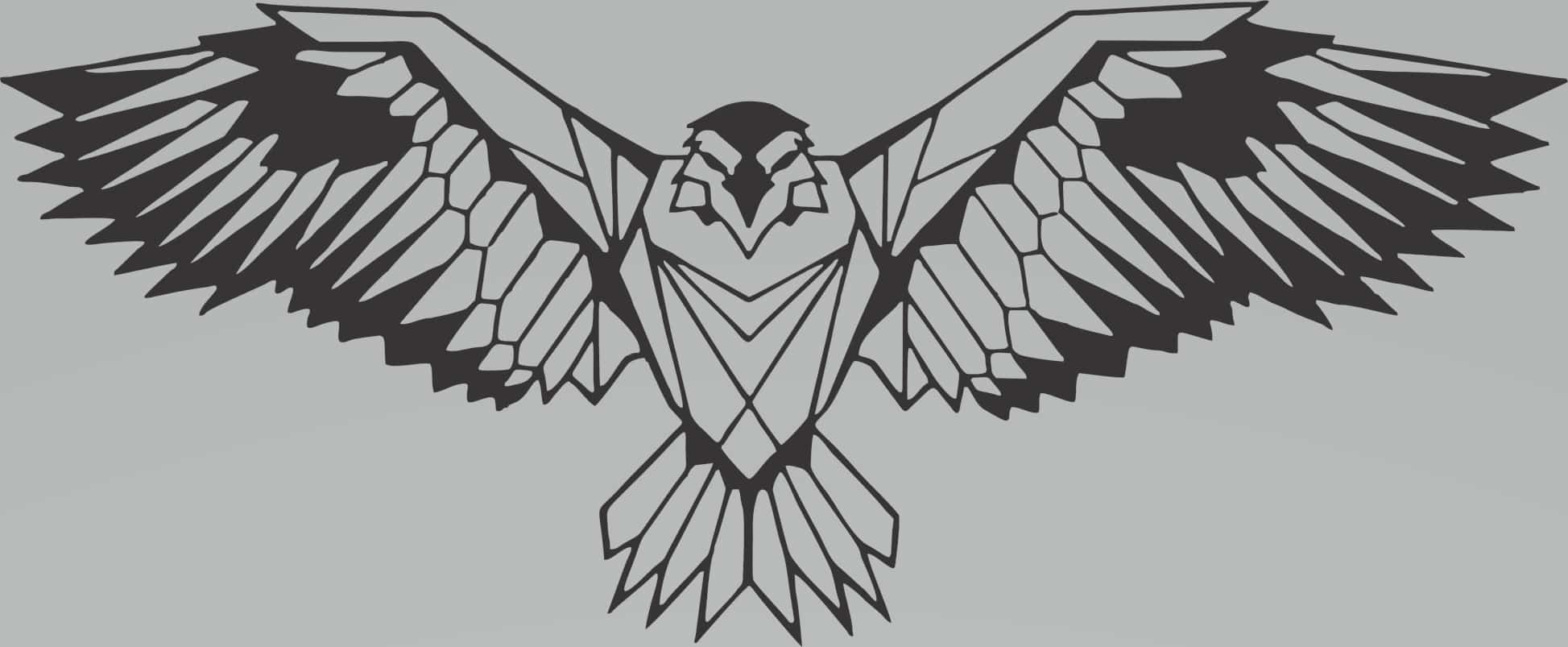 Águila de alas abiertas - Stanser