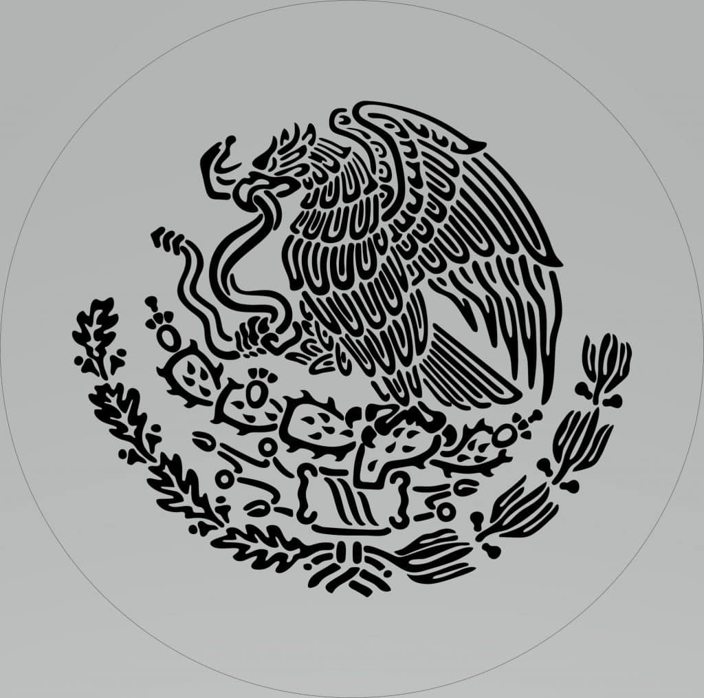 Escudo Nacional Mexicano — vector para corte CNC