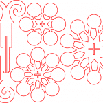 Torre de cupcakes floral - Vector SVG DXF para CNC Router y Laser CO2 - Descargable gratis | Stanser