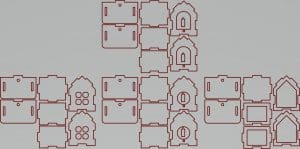 Set de casitas