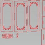 Pantalla rectangular - Vector SVG DXF para Laser CO2 - Descargable gratis | Stanser
