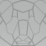 Oso geométrico 2 - Vector descarganle para corte CNC y grabado laser gratis | Stanser