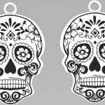 Colgantes de calavera - Vector descarganle para corte CNC y grabado laser gratis | Stanser