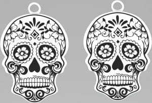 Colgantes de calavera