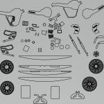 Vehículo de ruedas - Vector descarganle para corte CNC y grabado laser gratis | Stanser