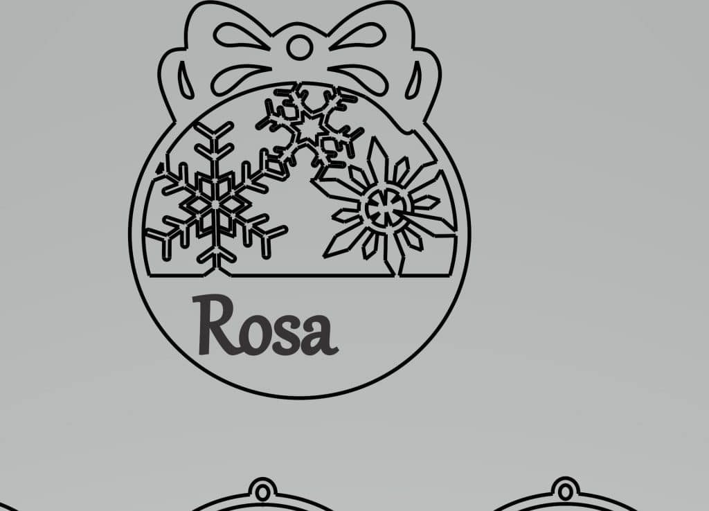 Esferas «Amor y Paz» — vector para corte CNC