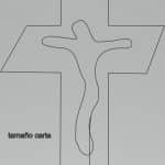 Cruz con silueta de Jesús - Vector SVG DXF para CNC Router y Laser CO2 - Descargable gratis | Stanser