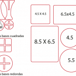 Bases para sellos - Vector descarganle para corte CNC y grabado laser gratis | Stanser