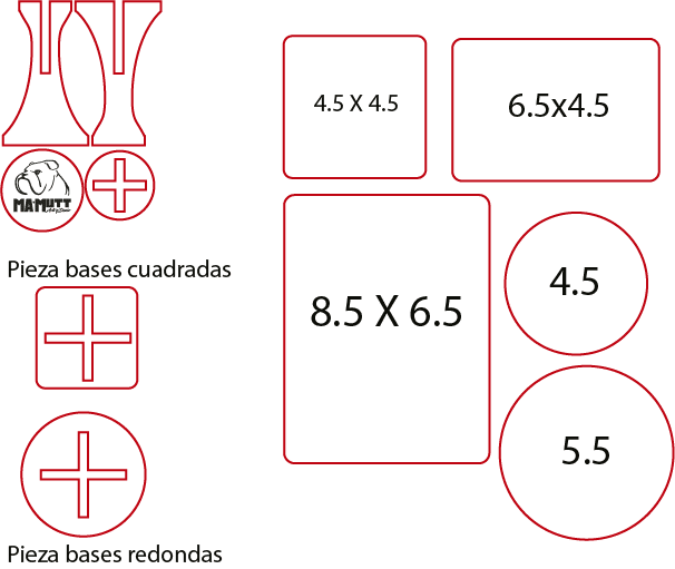 Bases para sellos