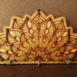 Llavero de pared "Mandala" - Vector SVG DXF para CNC Router y Laser CO2 - Descargable gratis | Stanser