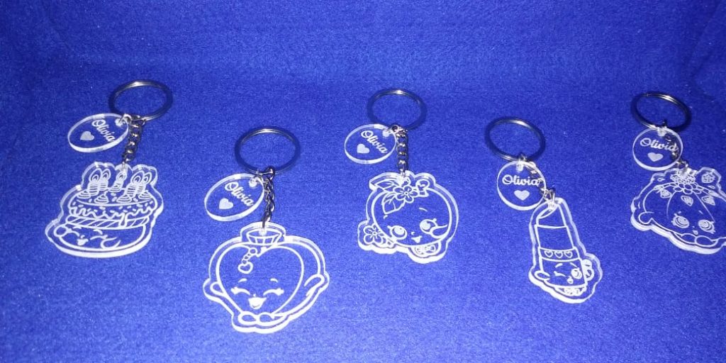 Llaveros «Shopkins» — vector para corte CNC