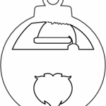 Llavero "Papá Noel" - Vector descarganle para corte CNC y grabado laser gratis | Stanser