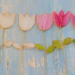 Tulipanes - Vector descarganle para corte CNC y grabado laser gratis | Stanser