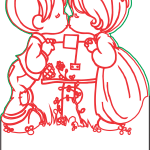 Novios besándose - Vector descarganle para corte CNC y grabado laser gratis | Stanser