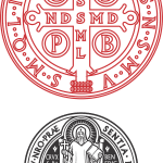 Medalla de San Benito - Vector SVG DXF para CNC Router y Laser CO2 - Descargable gratis | Stanser