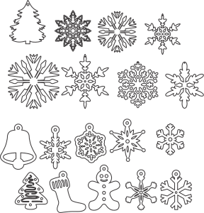 Galería de colgantes navideños