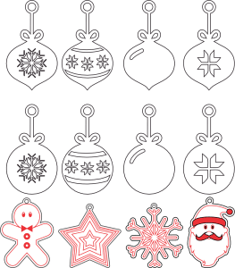 Colgantes navideños 2