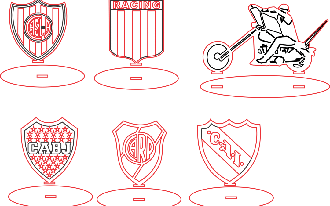 Escudos y motociclista