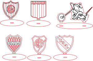 Escudos y motociclista