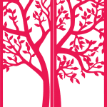 Par de cuadros de árboles - Vector descarganle para corte CNC y grabado laser gratis | Stanser