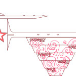 Pino con motivos navideño - Vector descarganle para corte CNC y grabado laser gratis | Stanser