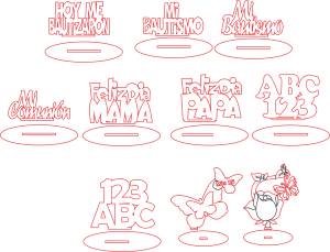 Letreros con base