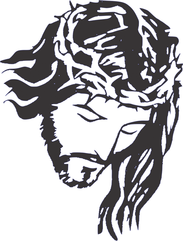 Rostro de Cristo — vector para corte CNC
