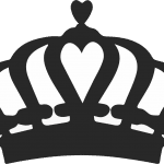 Corona de corazón - Vector SVG DXF para CNC Router y Laser CO2 - Descargable gratis | Stanser