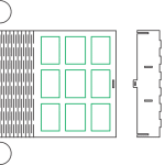 Caja para esferas con separaciones - Vector SVG DXF para CNC Router y Laser CO2 - Descargable gratis | Stanser