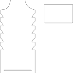 Repisa con respaldo - Vector descarganle para corte CNC y grabado laser gratis | Stanser