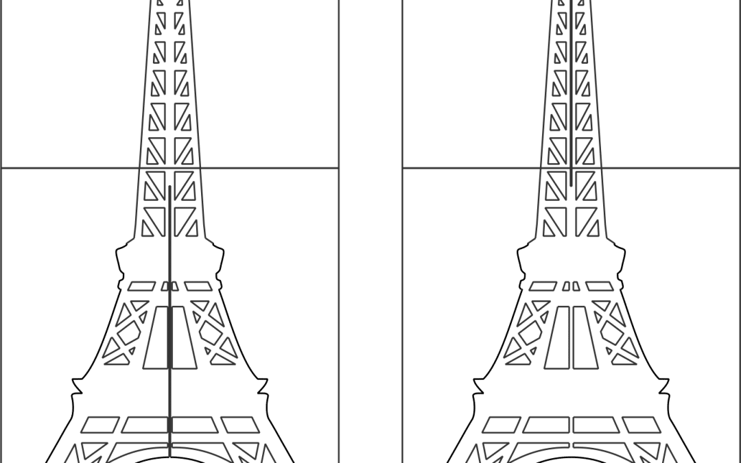 Cuadro de Torre Eiffel ensamblable