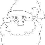Silueta de Santa - Vector descarganle para corte CNC y grabado laser gratis | Stanser